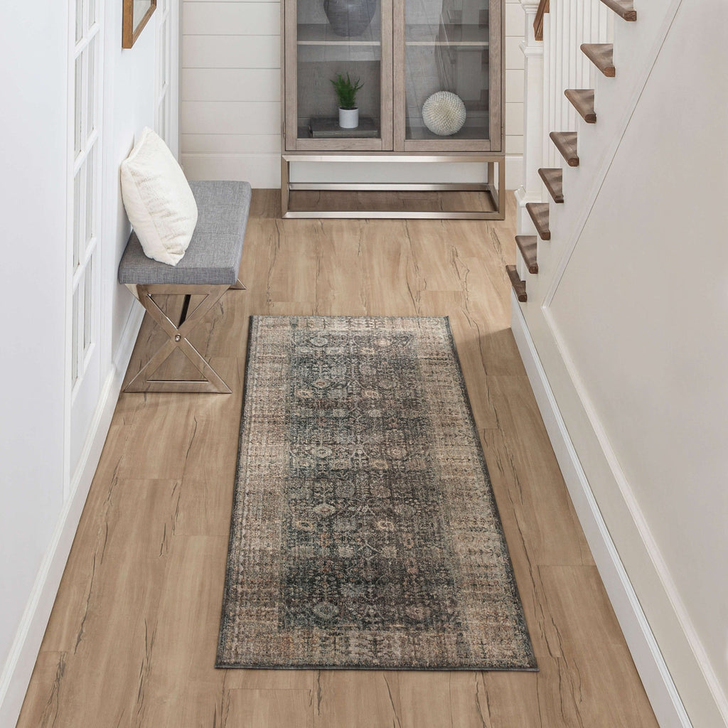 Area Rug, Echo Grasole Denim for Living Rooms, Bedrooms and Entryways, 7 Size Options, Designed for Hallways, Dining Spaces and Home Decor image 9
