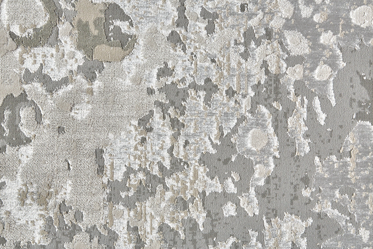 Area Rug, Micah 3336F Silver Gray, Stain-Resistant Finish for Living Rooms, Bedrooms and Entryways, 11 Size Options image 9