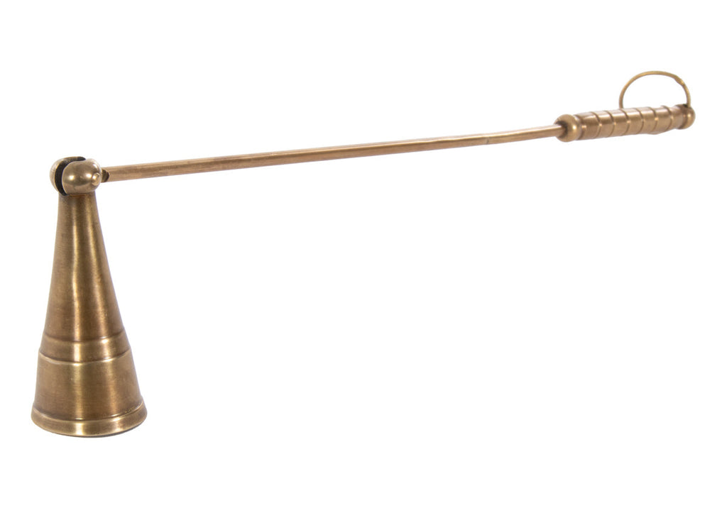Candle Holder, ANTIQUE BRASS SNUFFER for Dining Tables, Candle Arrangements and Home Decor, 2 MATERIAL Options image 9