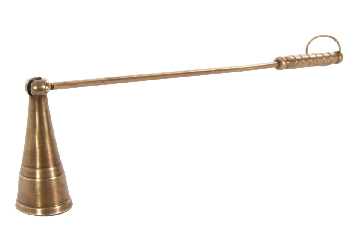 Candle Holder, ANTIQUE BRASS SNUFFER for Dining Tables, Candle Arrangements and Home Decor, 2 MATERIAL Options image 9
