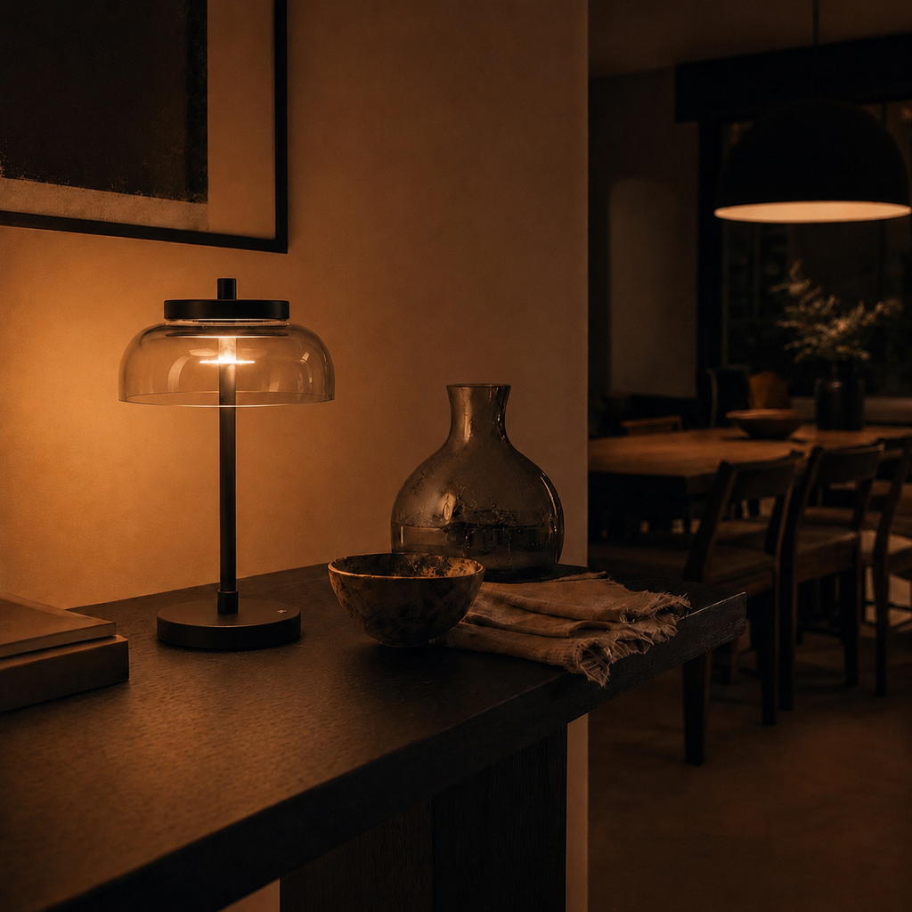 Portable Table Lamp, Vinaura for Desks, Side Tables and Warm Room Lighting, 3 Color Options image 9