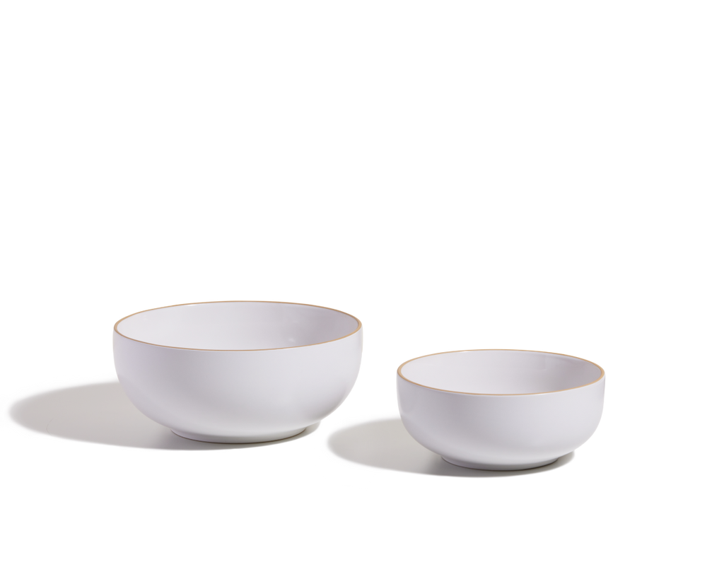 Dinnerware, Serving Bowls, Ceramic Construction for Everyday Meals and Table Settings, 5 Color Options image 9