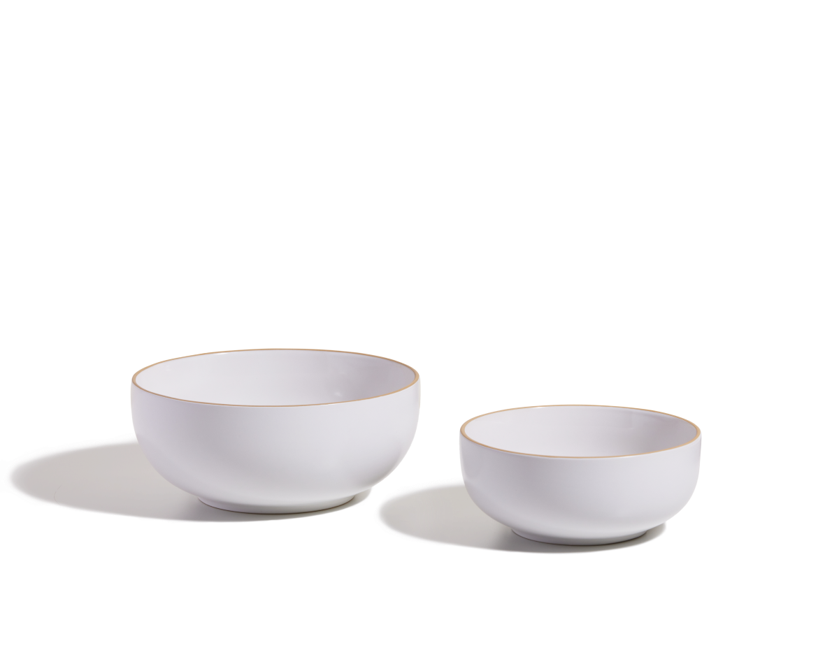Dinnerware, Serving Bowls, Ceramic Construction for Everyday Meals and Table Settings, 5 Color Options image 9