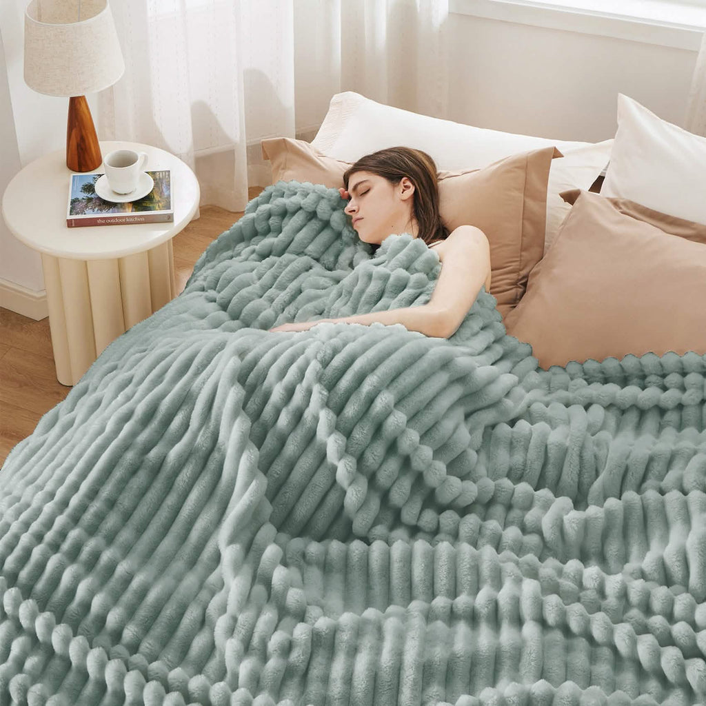 Cozy Throw Blanket, GentleSoft for Sofas, Beds and Relaxing at Home, 8 Sizes and 15 Colors image 9