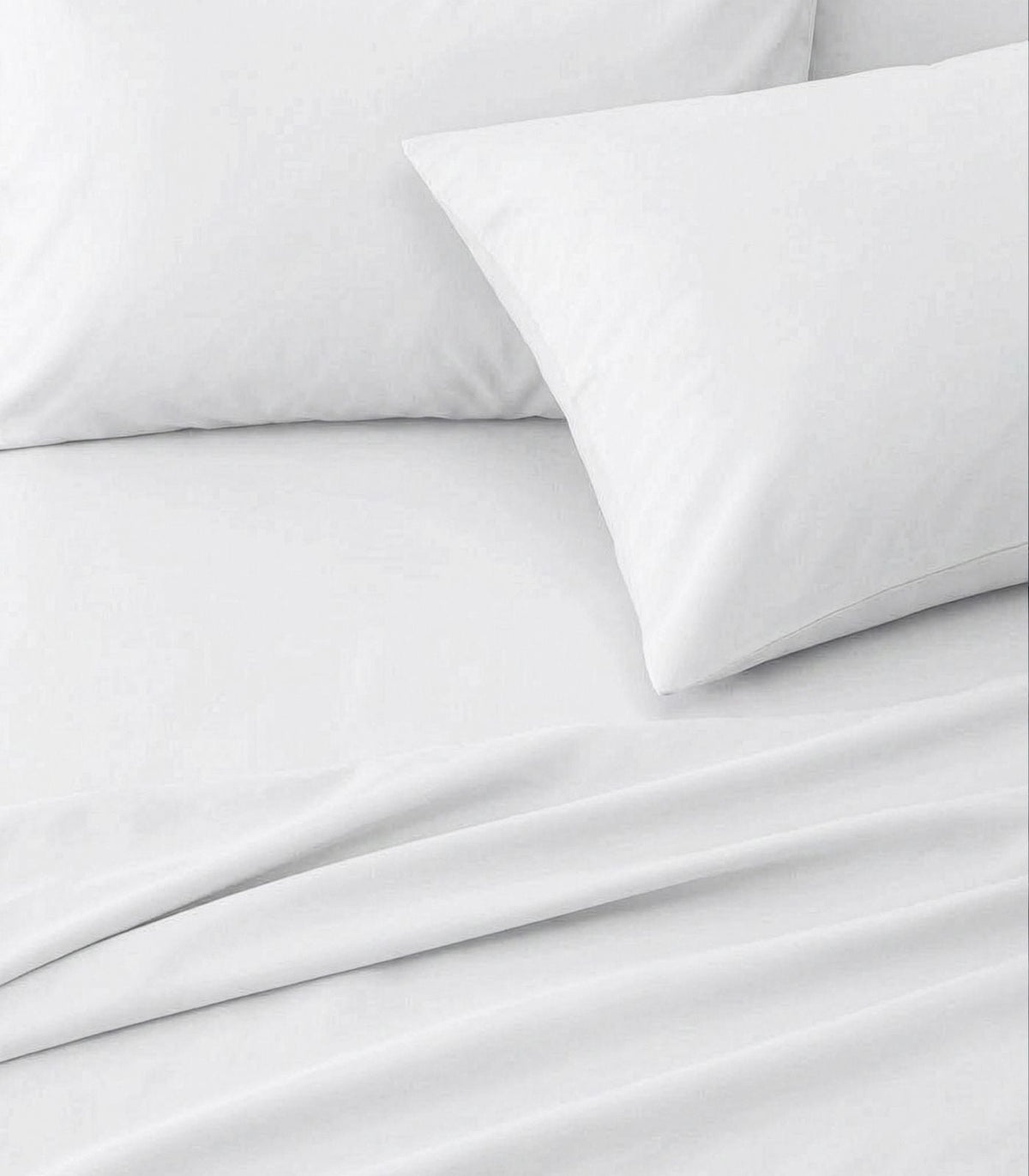 Bed Sheet Set, Percale, Organic Cotton Shell for Master Bedrooms, Guest Beds and Daily Use, 6 Sizes and 6 Colors image 9