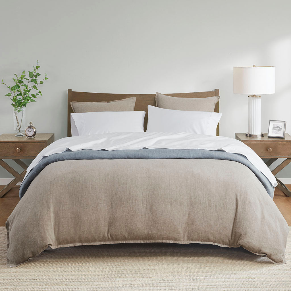 Bed Sheet Set, 600 Thread Count Pima Cotton Pima Cotton, Machine-Washable Care for Everyday Bedroom Comfort and Guest Rooms image 9