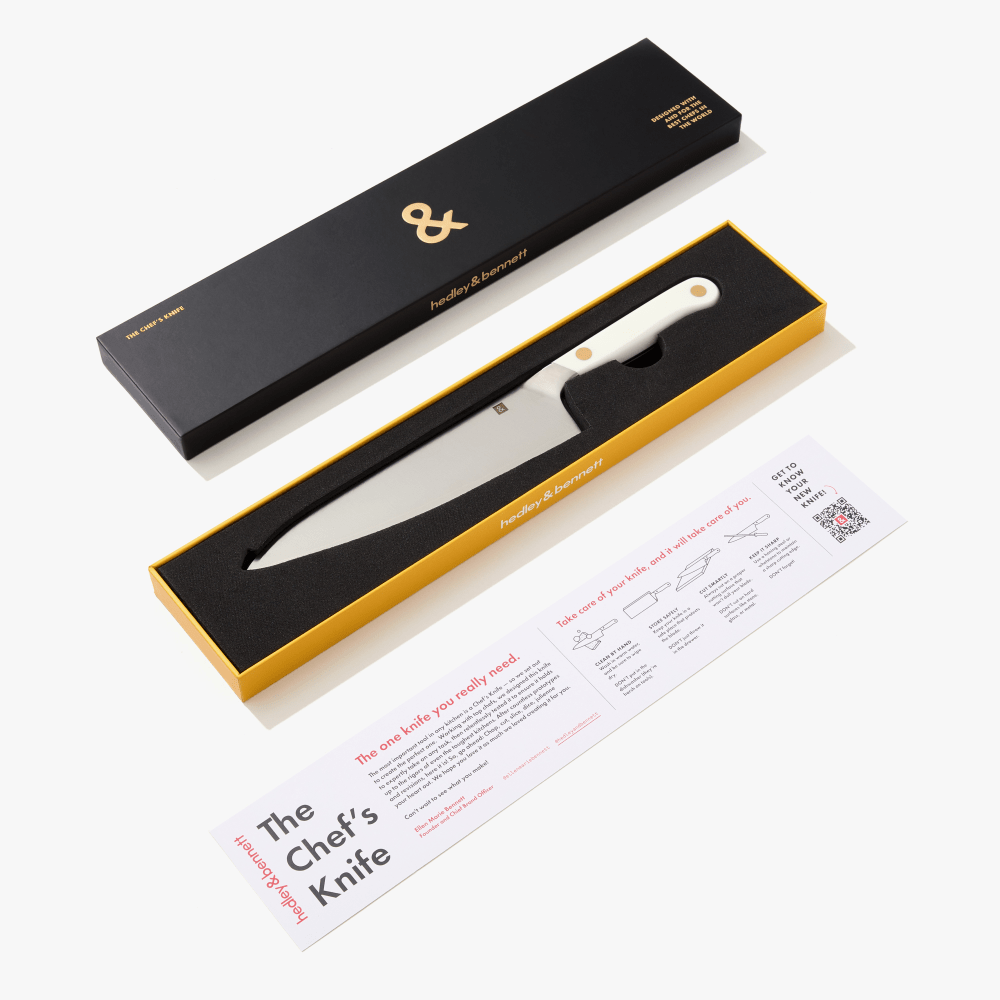 Chef Knife, Chef's Caviar Black for Chopping, Slicing and Everyday Meal Prep, Designed for Home Kitchens, Food Prep and Cooking image 9