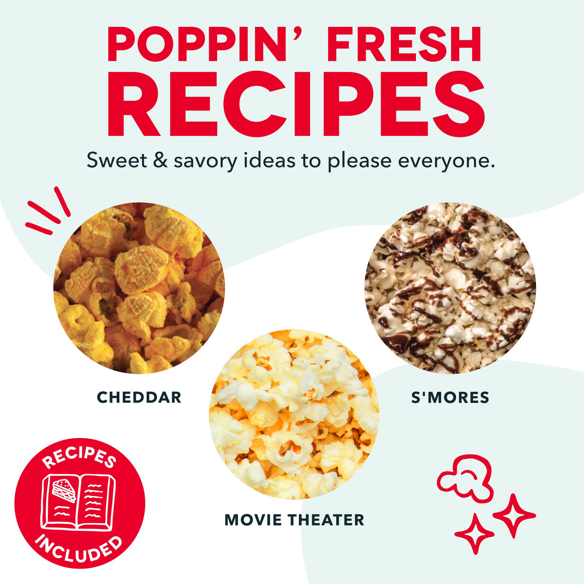 Stovetop Popcorn Popper, SmartStore Stirring Maker for Homemade Popcorn, Movie Nights and Everyday Snacking, 2 Color Options image 9