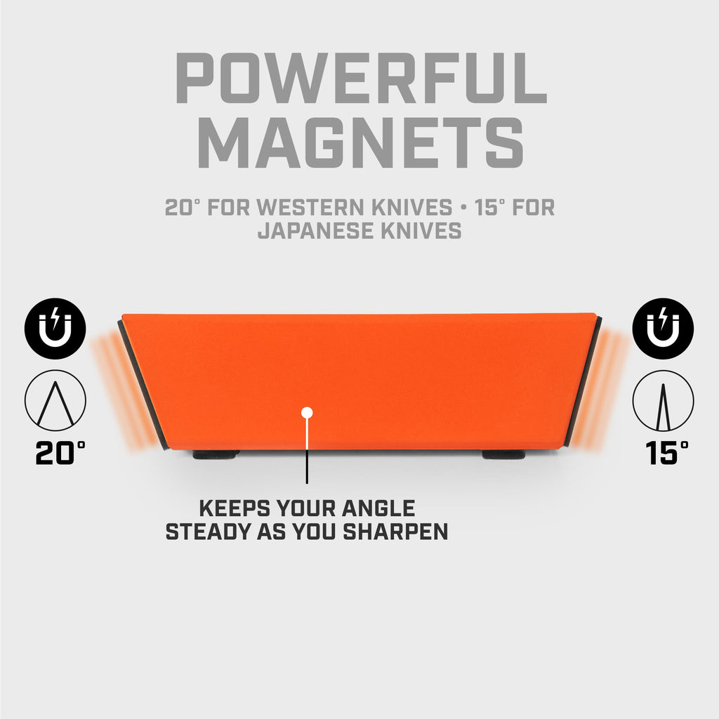 Rolling Knife Sharpener, Pro Diamond Set Orange for Everyday Meal Prep and Home Kitchens, Designed for Everyday Home Use image 9