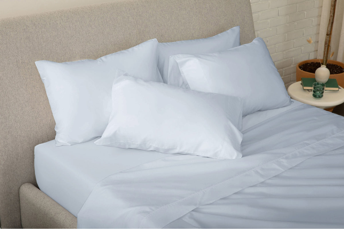 Bed Sheet Set, Percale for Everyday Bedroom Comfort and Guest Rooms, 6 Sizes and 5 Colors, Designed for Everyday Home Use image 9