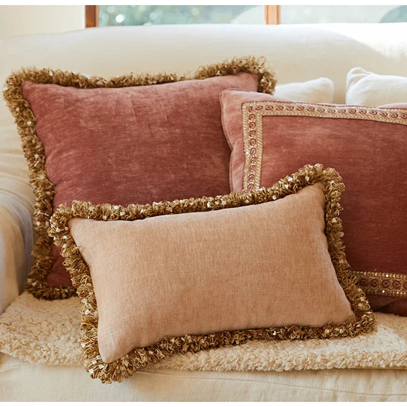 Bed Pillow, Noblesse European Style Covers, Lotus Pink for Everyday Sleep and Guest Room Bedding, 3 Sizes and 3 Colors image 9