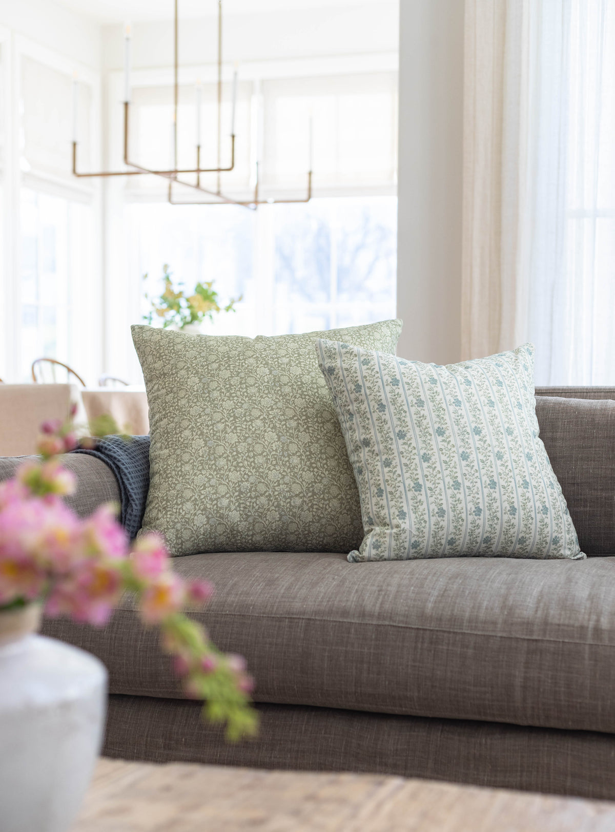 Decorative Pillow Cover Set, Rue 18" 22" 12x20", Machine-Washable Care for Bedroom Styling and Living Room Decor, 3 Size Options image 9