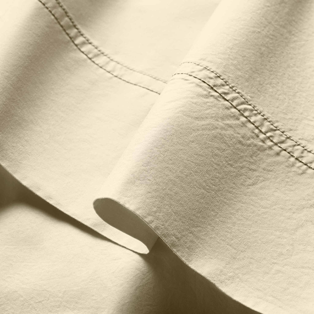 Bed Sheet Set, Washed Classic Percale Core Last Call, Breathable Construction for Master Bedrooms, Guest Beds and Daily Use image 9