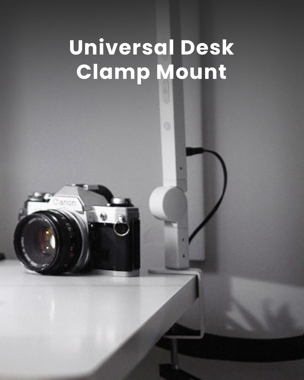 LED Desk Lamp, Edge Light 2.0 White Open Box, Adjustable Design for Desk Reading, Study Spaces and Home Hobby Lighting image 9