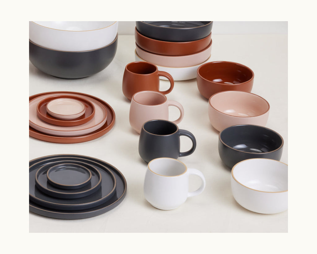 Dinnerware, Night and Day Mugs, Ceramic Construction for Family Dining, Serving and Entertaining, 5 Color Options image 9