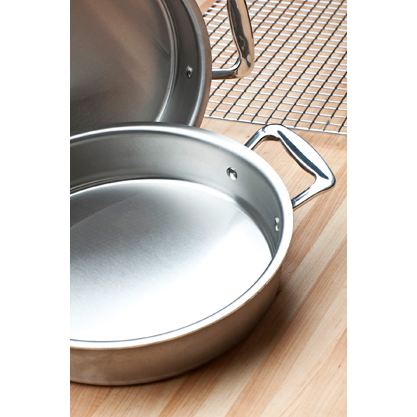 Stainless Steel Cake Pan, 9" Round with Handles, Stainless Steel Construction for Birthdays, Home Baking and Family Desserts image 9