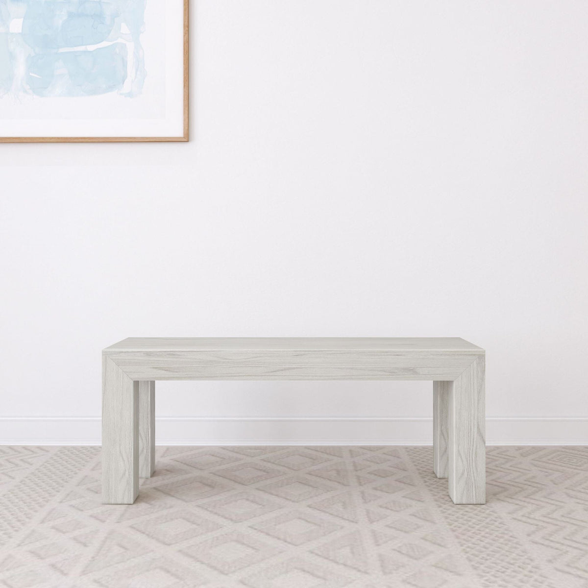 Dining Bench, Modern 49" for Dining Rooms, Kitchen Tables and Everyday Seating, 5 Color Options image 9