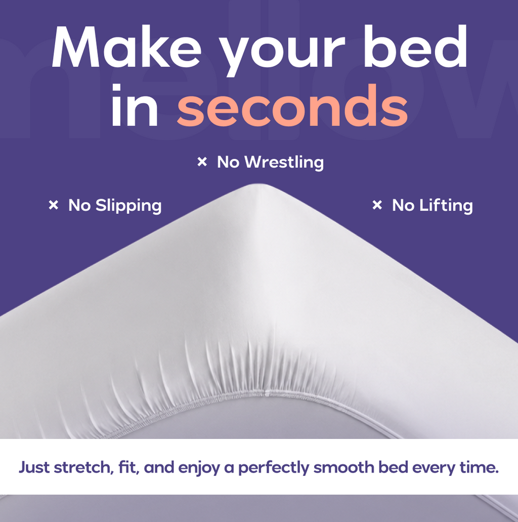 Bed Sheet Set, CloudCool Cooling for Everyday Bedroom Comfort and Guest Rooms, 5 Sizes and 9 Colors image 9