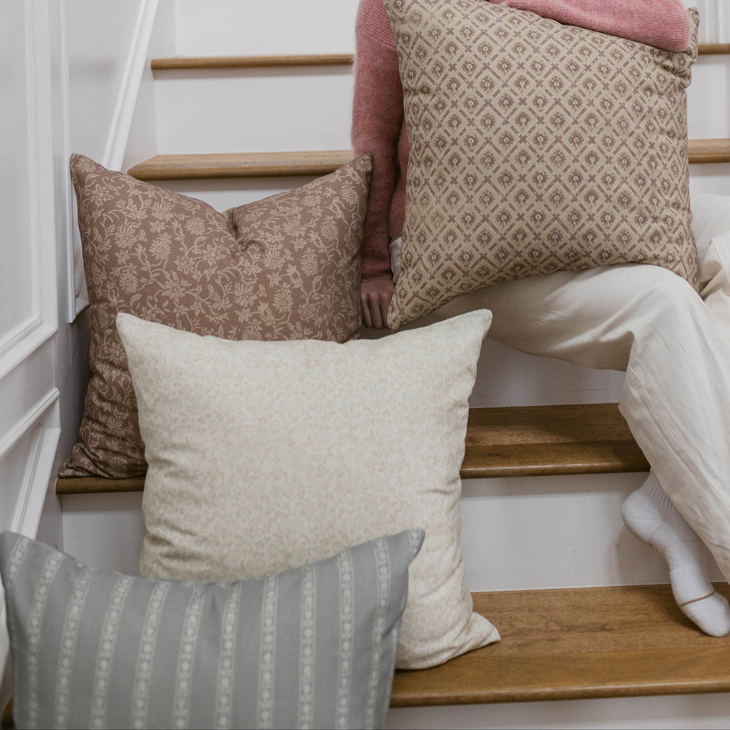 Decorative Pillow Cover Set, Piper 18" 22" for Sofas, Beds and Living Room Accents, 2 Size Options image 9