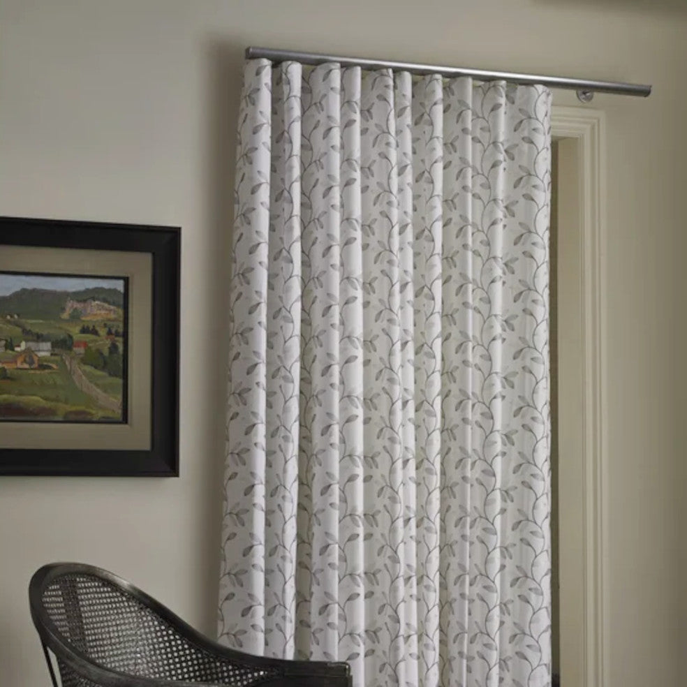 Window Curtain, Ripplefold Single Double Invisible Track Sets for Bedrooms, Living Rooms and Home Privacy, 5 Sizes and 3 Colors image 9