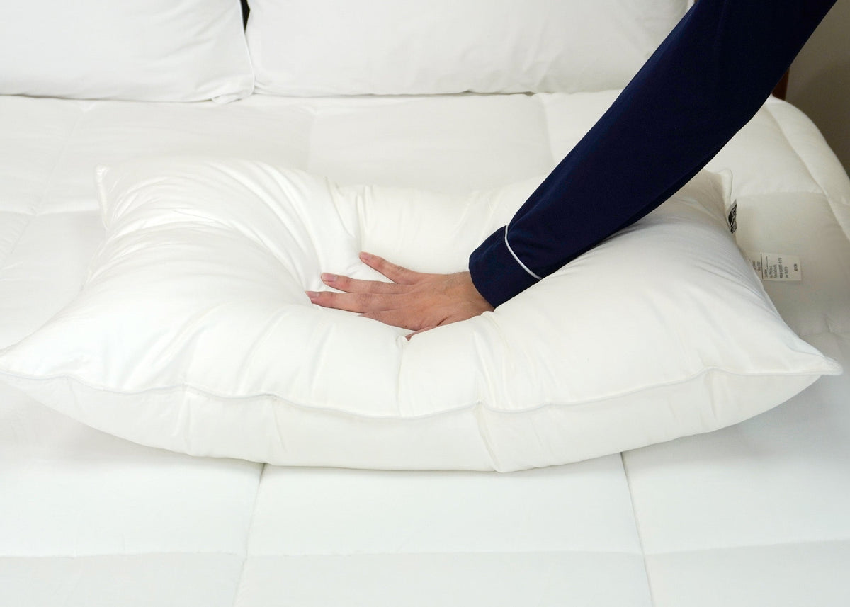 Bed Pillow, Premium Polyester Firm, Machine-Washable Care, Hypoallergenic Comfort for Sleeping, Reading and Bedroom Comfort, 3 Size Options image 9