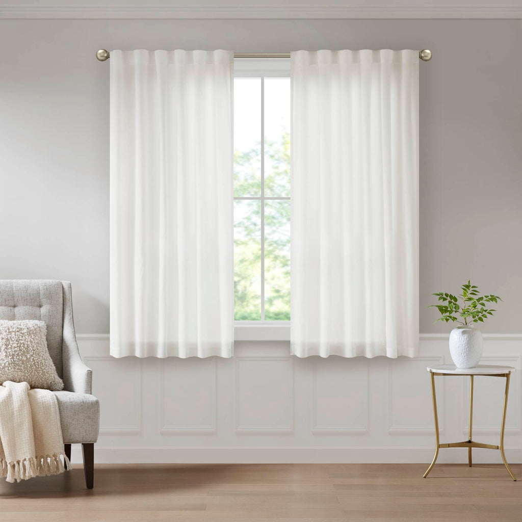 Window Curtain, Lexus Rod Pocket with Back Tab Privacy Pair, Lightweight Design for Windows, Room Styling and Everyday Privacy image 9