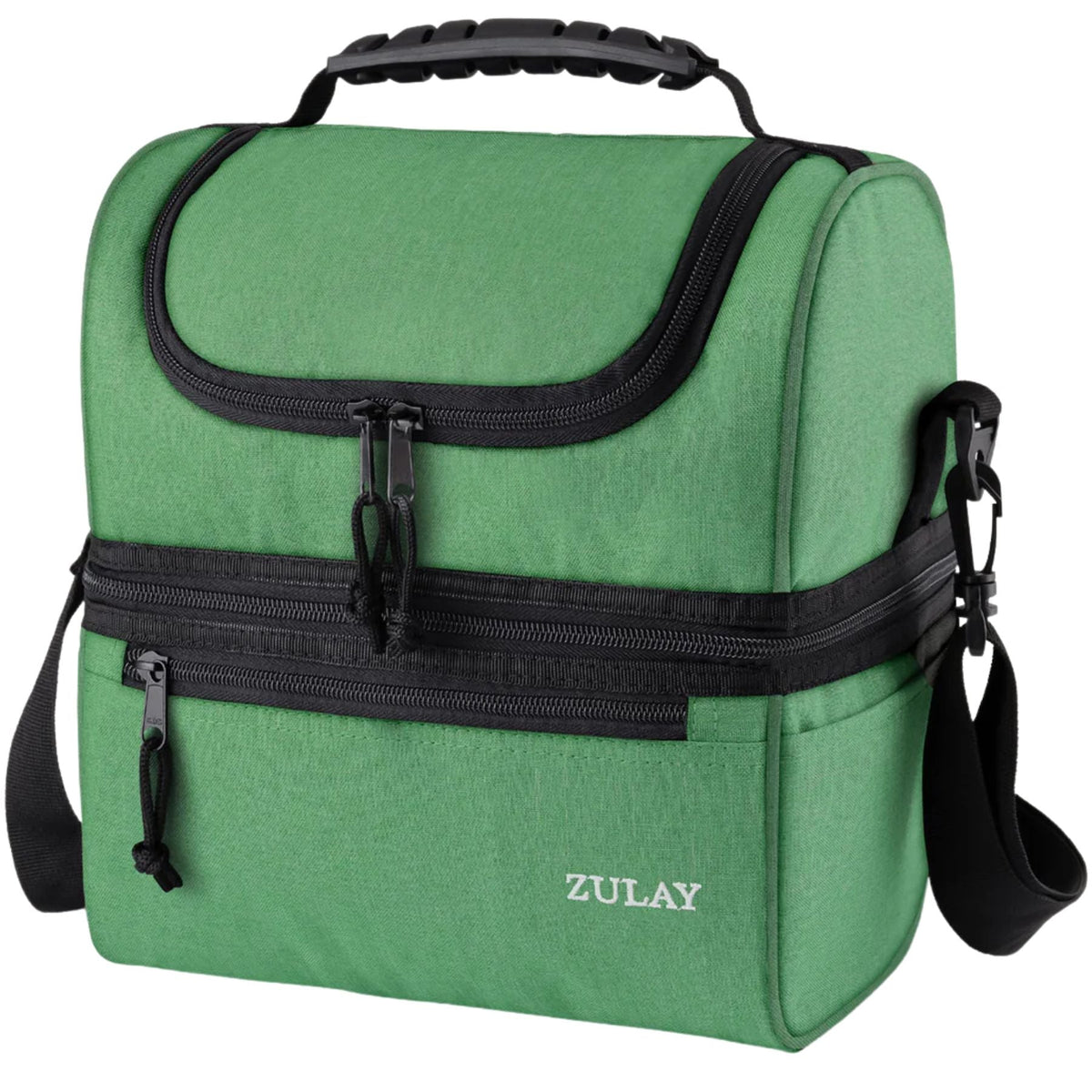 Food Storage Container, 2 Compartment Lunch Box Bag, Adjustable Design for Meal Prep, Leftovers and Kitchen Organization, 14 Color Options image 9