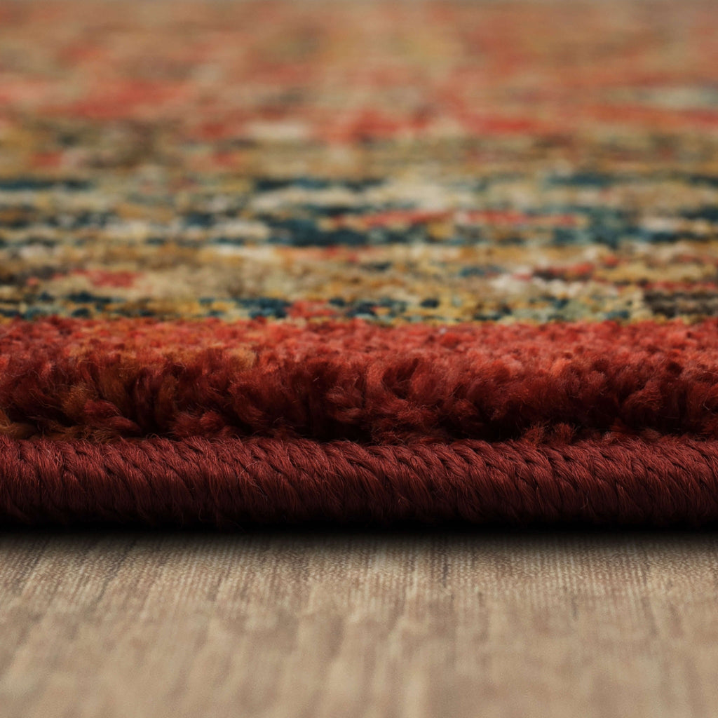 Area Rug, Spice Market Keralam Garnet for Living Rooms, Bedrooms and Entryways, 7 Size Options image 9
