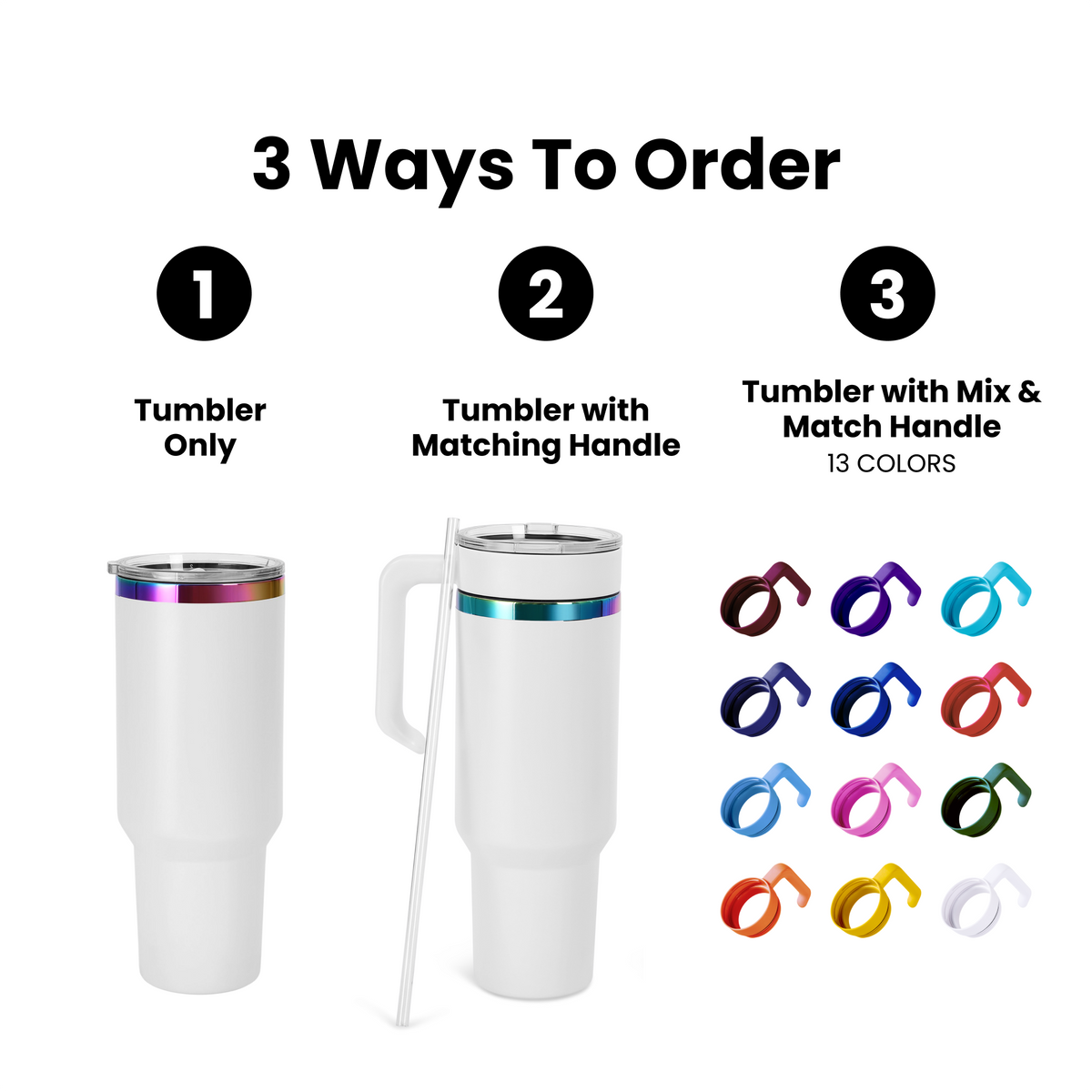 Insulated Tumbler, 40oz Electroplated, Stainless Steel Construction for Everyday Drinks, Home and Entertaining, 4 Color Options image 9