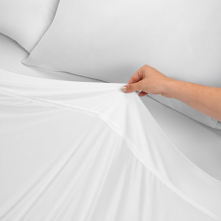 Bed Sheet Set, Nightfall, Cooling Comfort, Lightweight Design for Master Bedrooms, Guest Beds and Daily Use, 5 Sizes and 5 Colors image 9