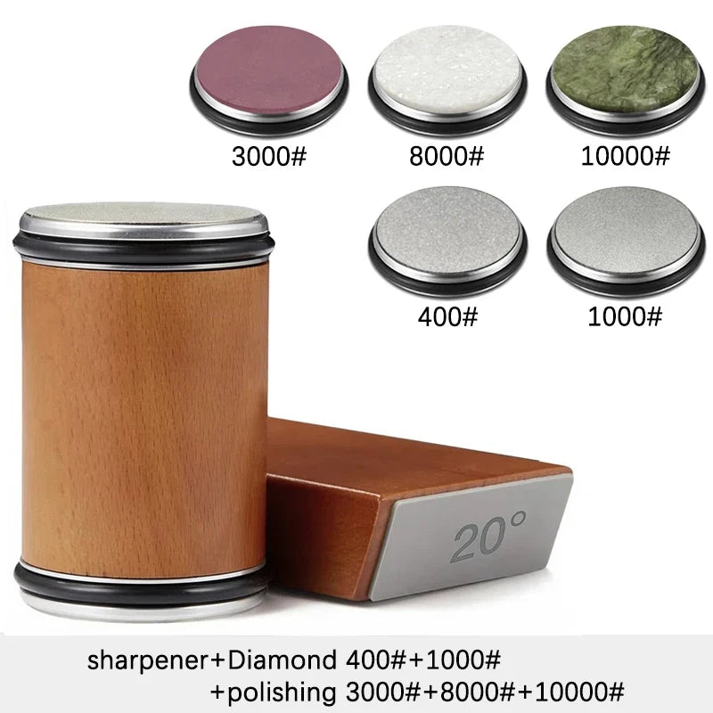 Rolling Knife Sharpener, with Magnetic Base 15° & 20° Angle Guide for Everyday Meal Prep and Home Kitchens, 15 Color Options image 9