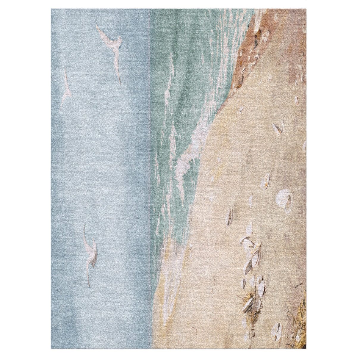 Area Rug, On Beach By Fidelia Bridges for Living Rooms, Bedrooms and Entryways, 10 Size Options image 9