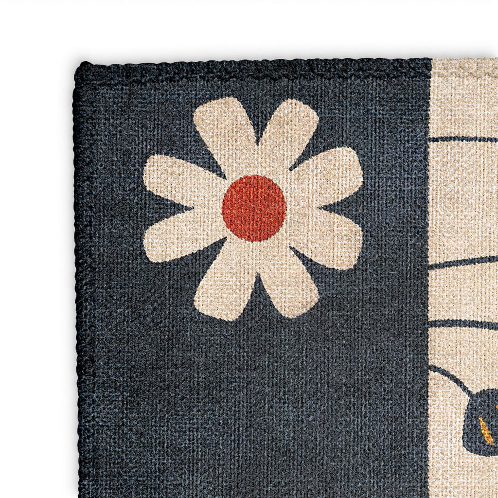 Area Rug, Midsummer Bloom Blue & Red for Hallways, Dining Spaces and Home Decor, 9 Size Options image 9