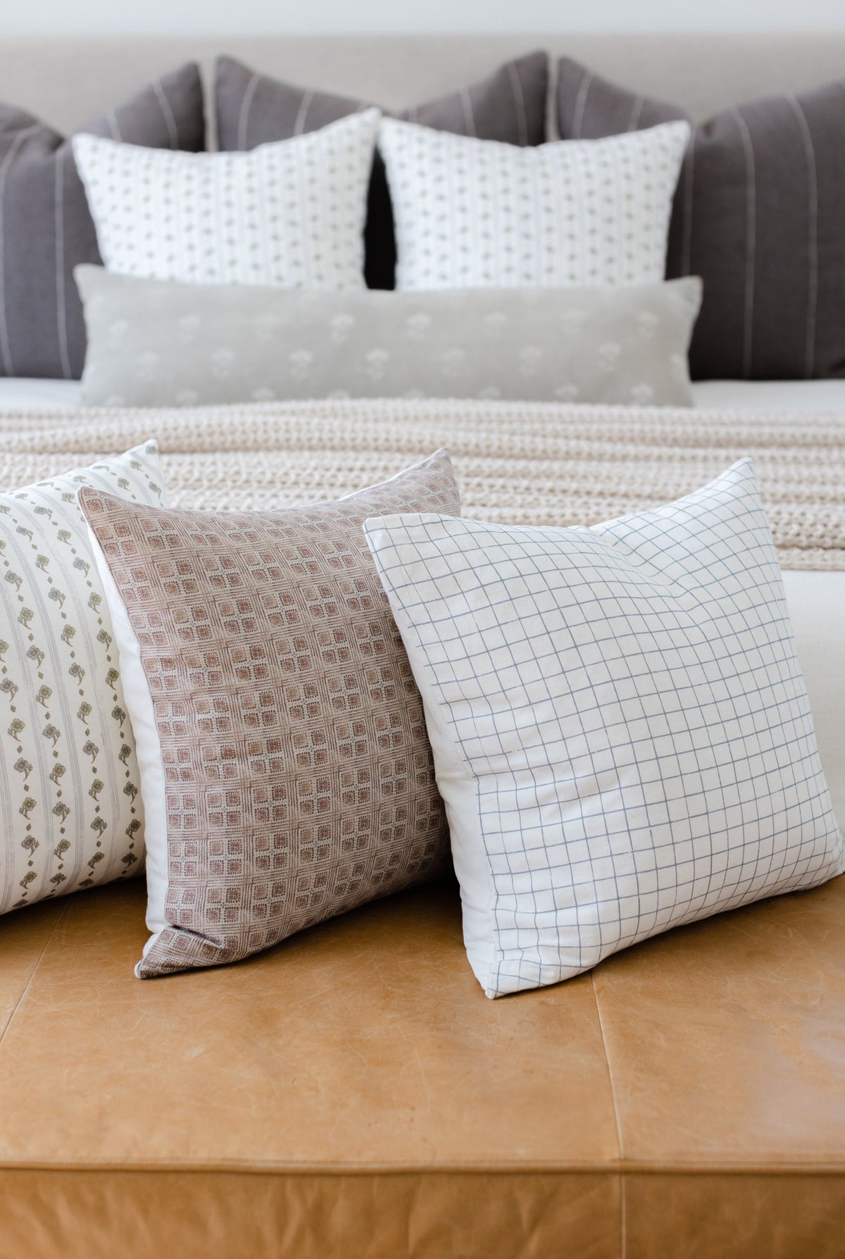 Decorative Pillow Cover Set, Margot 4 Pack 22", Machine-Washable Care for Bedroom Styling and Living Room Decor image 9