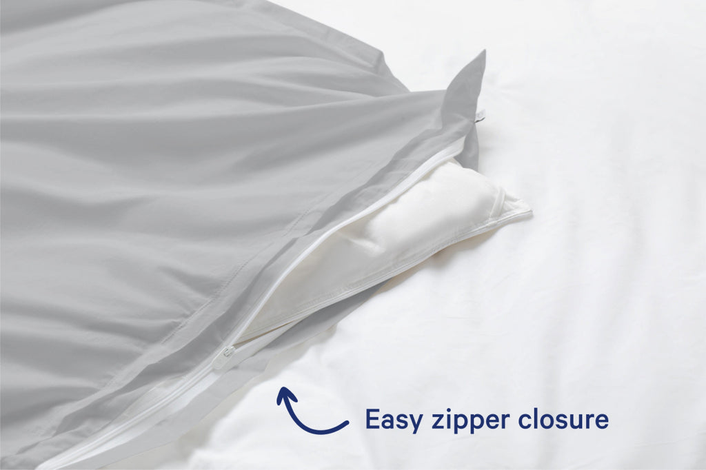 Duvet Cover, Percale for Bedroom Layering, Comforter Covers and Everyday Bedding, 3 Sizes and 6 Colors image 9