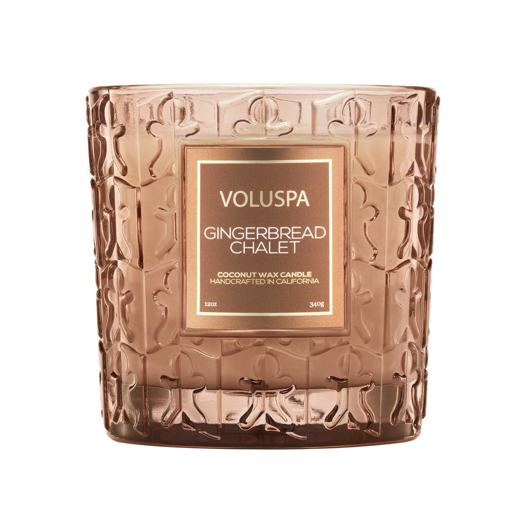 Decorative Candle, Gingerbread Chalet Classic Luxe for Entryways, Mantels and Everyday Home Ambience image 10
