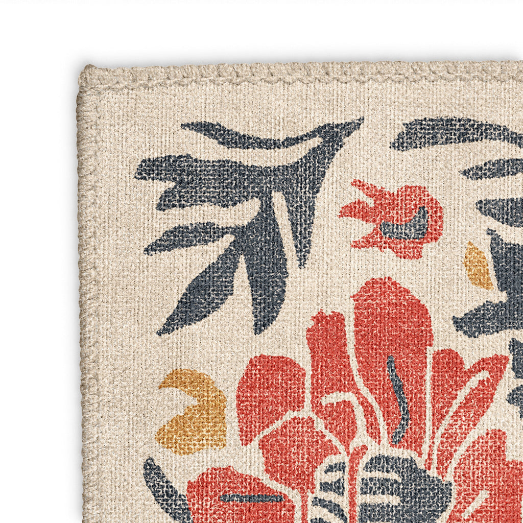 Area Rug, Corriana Navy & Red for Living Rooms, Bedrooms and Entryways, 10 Size Options, Designed for Hallways, Dining Spaces and Home Decor image 10