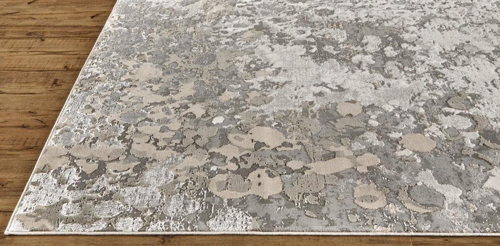 Area Rug, Micah 3336F Silver Gray, Stain-Resistant Finish for Living Rooms, Bedrooms and Entryways, 11 Size Options image 10