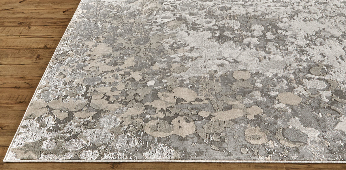 Area Rug, Micah 3336F Silver Gray, Stain-Resistant Finish for Living Rooms, Bedrooms and Entryways, 11 Size Options image 10