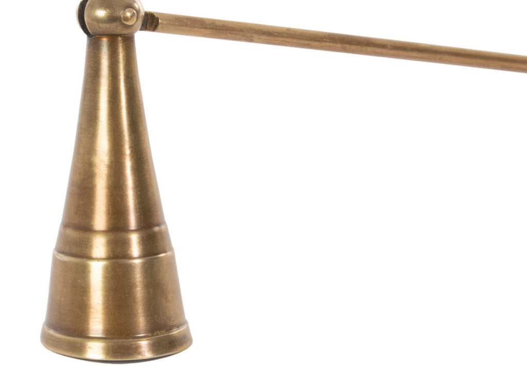 Candle Holder, ANTIQUE BRASS SNUFFER for Dining Tables, Candle Arrangements and Home Decor, 2 MATERIAL Options image 10