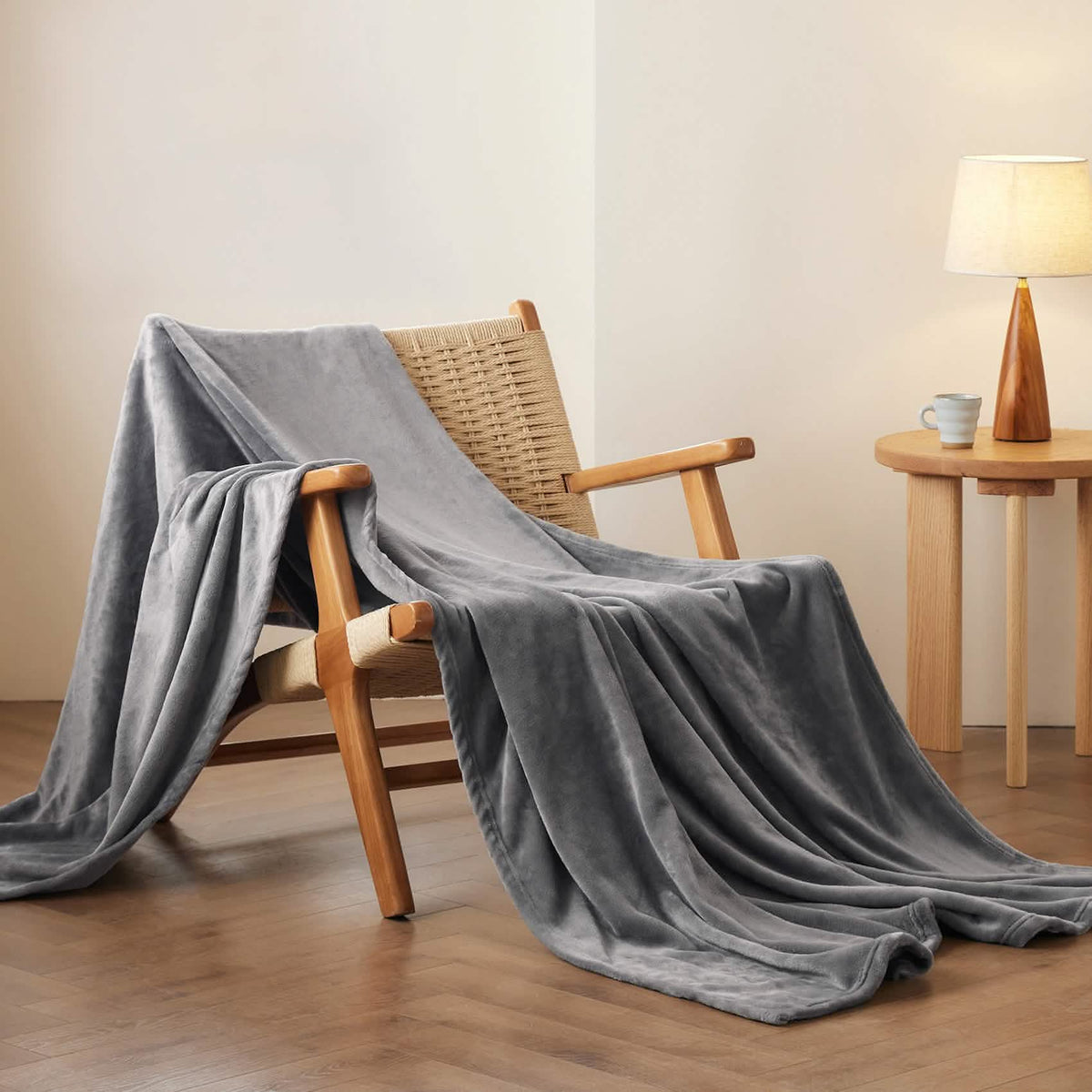 Cozy Throw Blanket, Flannel Fleece 300gsm, Lightweight Design for Living Rooms, Bedrooms and Everyday Lounging, 4 Sizes and 29 Colors image 10
