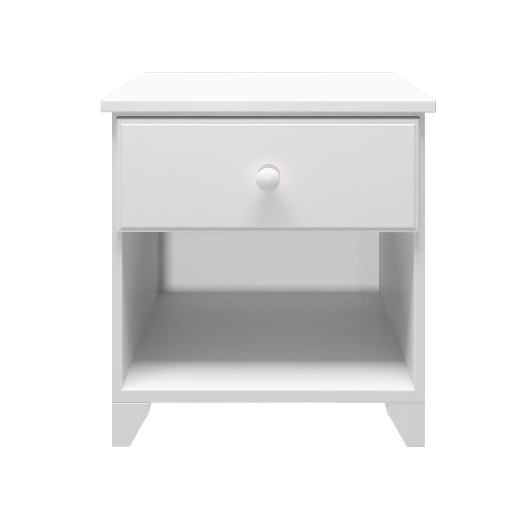 Nightstand, Classic with Shelf, Solid Wood Construction for Bedside Storage, Bedroom Organization and Guest Rooms, 3 Color Options image 10