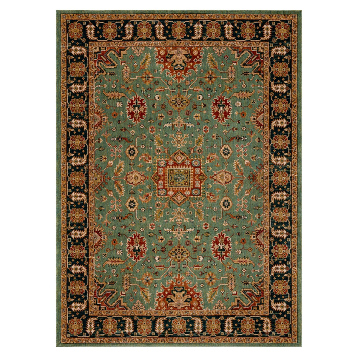 Area Rug, Spice Market Deir Aquamarine for Living Rooms, Bedrooms and Entryways, 6 Size Options image 10