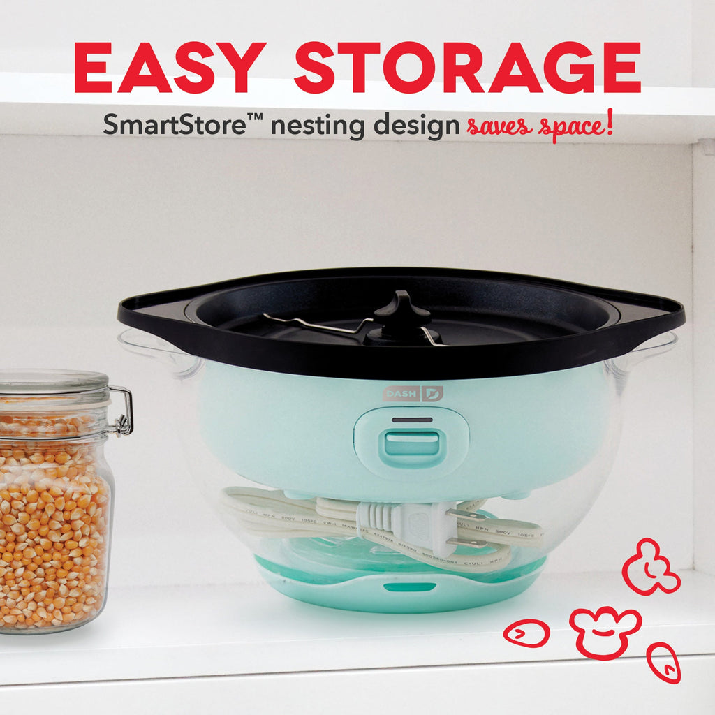 Stovetop Popcorn Popper, SmartStore Stirring Maker, 3Qt for Homemade Popcorn, Movie Nights and Everyday Snacking, 2 Color Options image 10