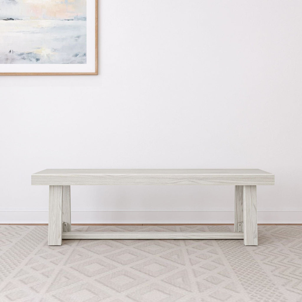 Dining Bench, Classic 60" for Dining Tables, Family Meals and Kitchen Seating, 4 Color Options image 10