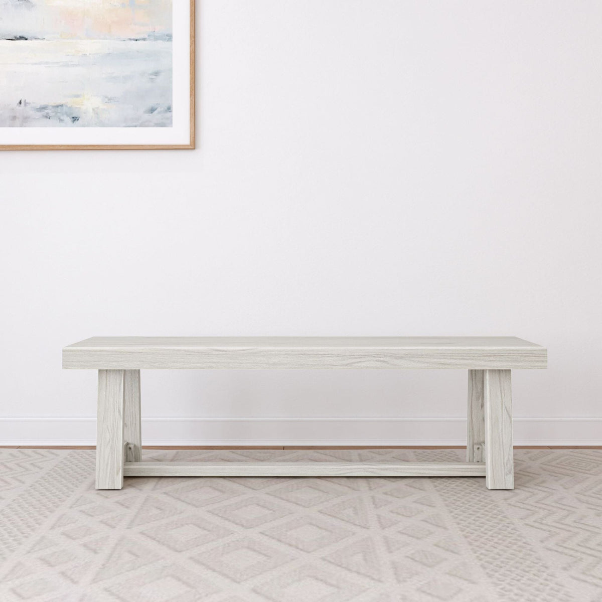 Dining Bench, Classic 60" for Dining Tables, Family Meals and Kitchen Seating, 4 Color Options image 10
