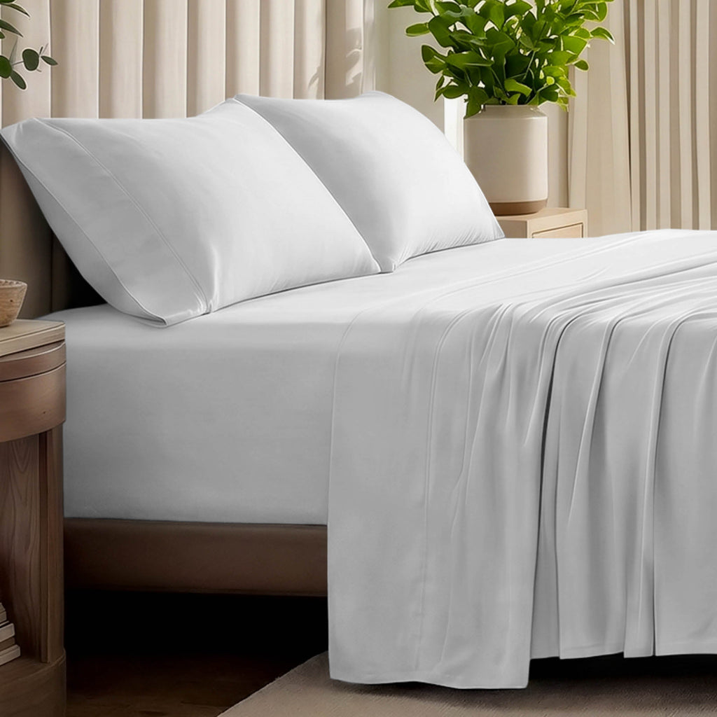 Bed Sheet Set, Organic Cotton Jersey for Master Bedrooms, Guest Beds and Daily Use, 6 Sizes and 9 Colors image 10