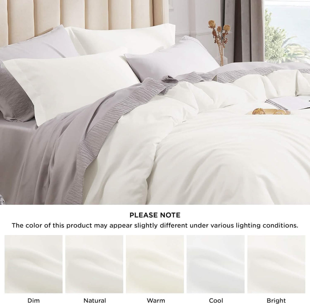 Duvet Cover Set, Brushed Microfiber for Guest Rooms and Everyday Bedroom Styling, 9 Sizes and 36 Colors image 10