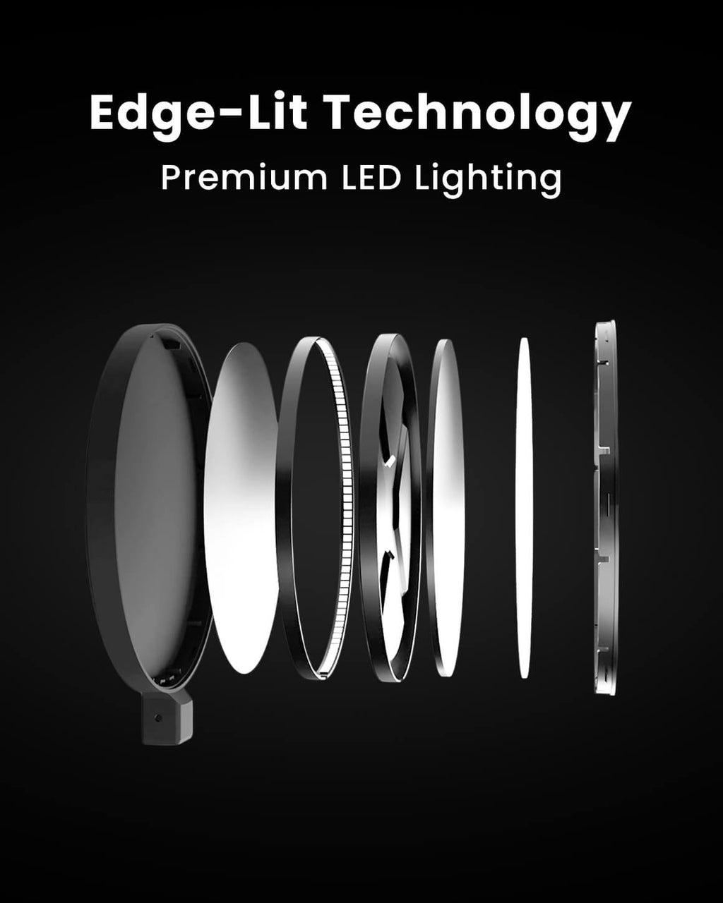 LED Desk Lamp, Edge Light 2.0, Adjustable Design for Home Offices, Reading Desks and Everyday Task Lighting, 2 Color Options image 10