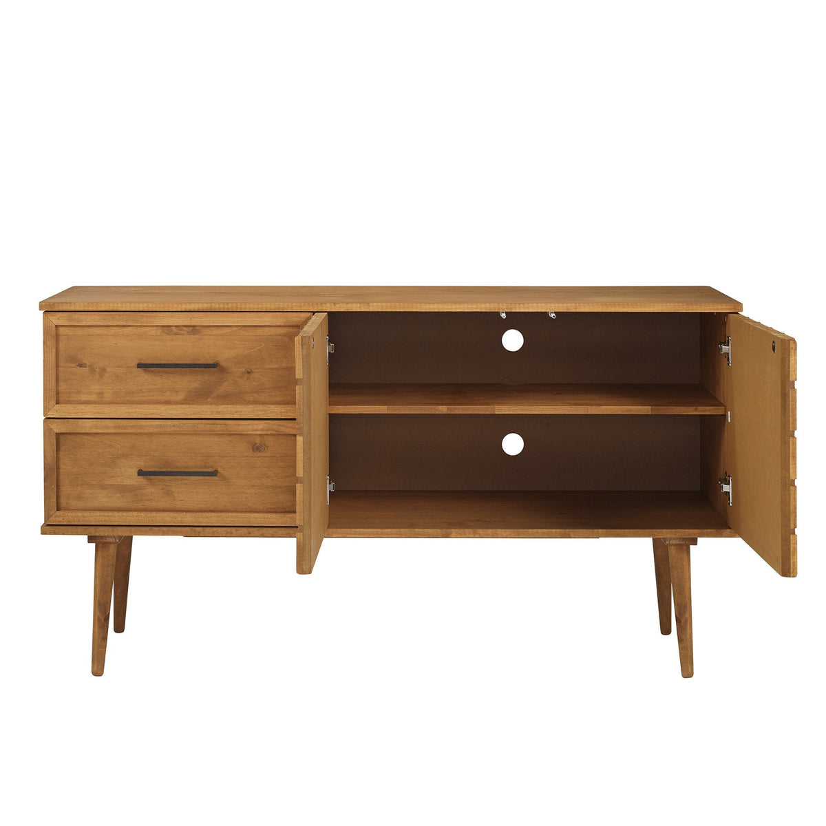 TV Stand, Tessa Solid Wood Prism Sideboard, Adjustable Design for Living Rooms, Media Storage and Home Entertainment image 10